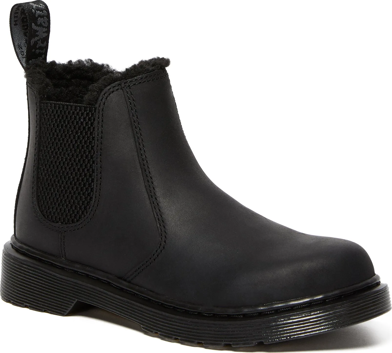 2976 Faux Fur Lined Leather Chelsea Boots - Kids|-|Bottes Chelsea en cuir 2976 doublées en fourrure synthétique - Enfant