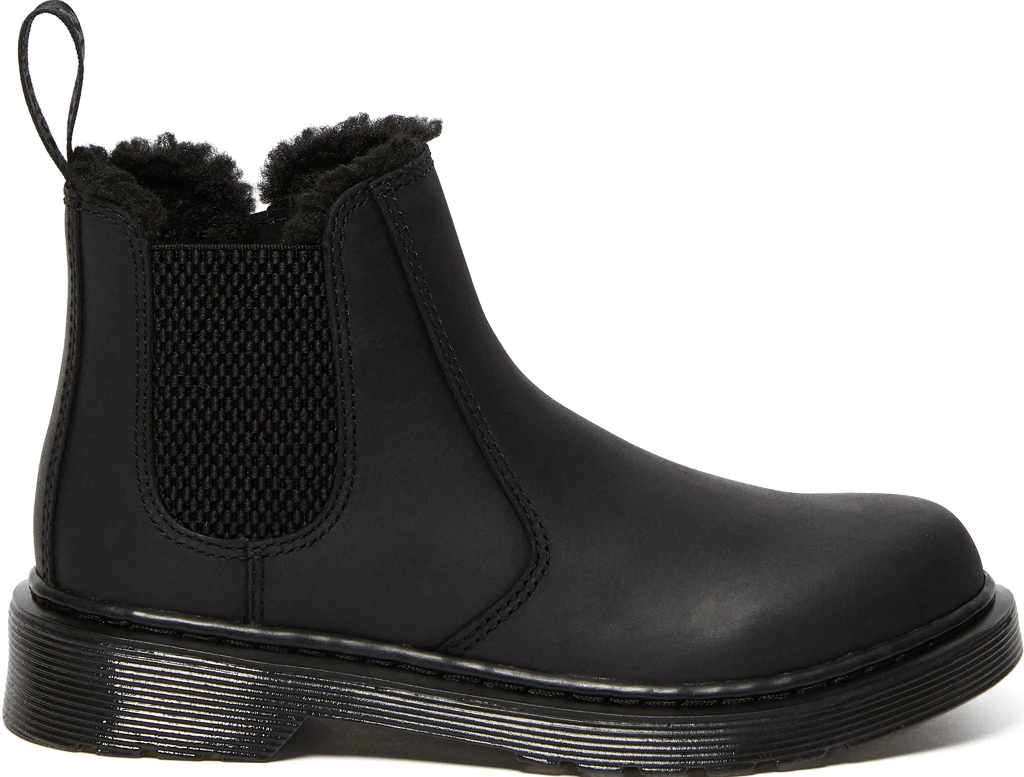 2976 Faux Fur Lined Leather Chelsea Boots - Kids|-|Bottes Chelsea en cuir 2976 doublées en fourrure synthétique - Enfant