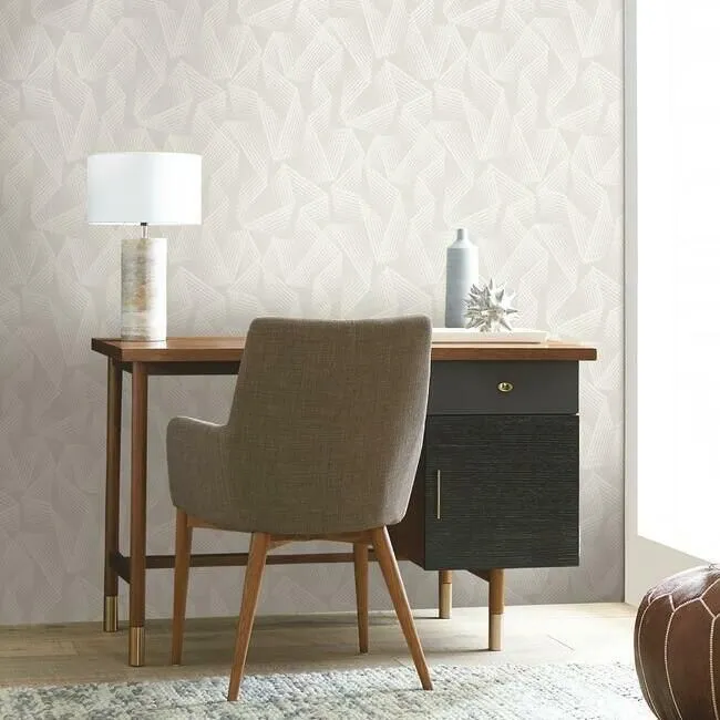 Acceleration Peel & Stick Wallpaper in Taupe and Beige