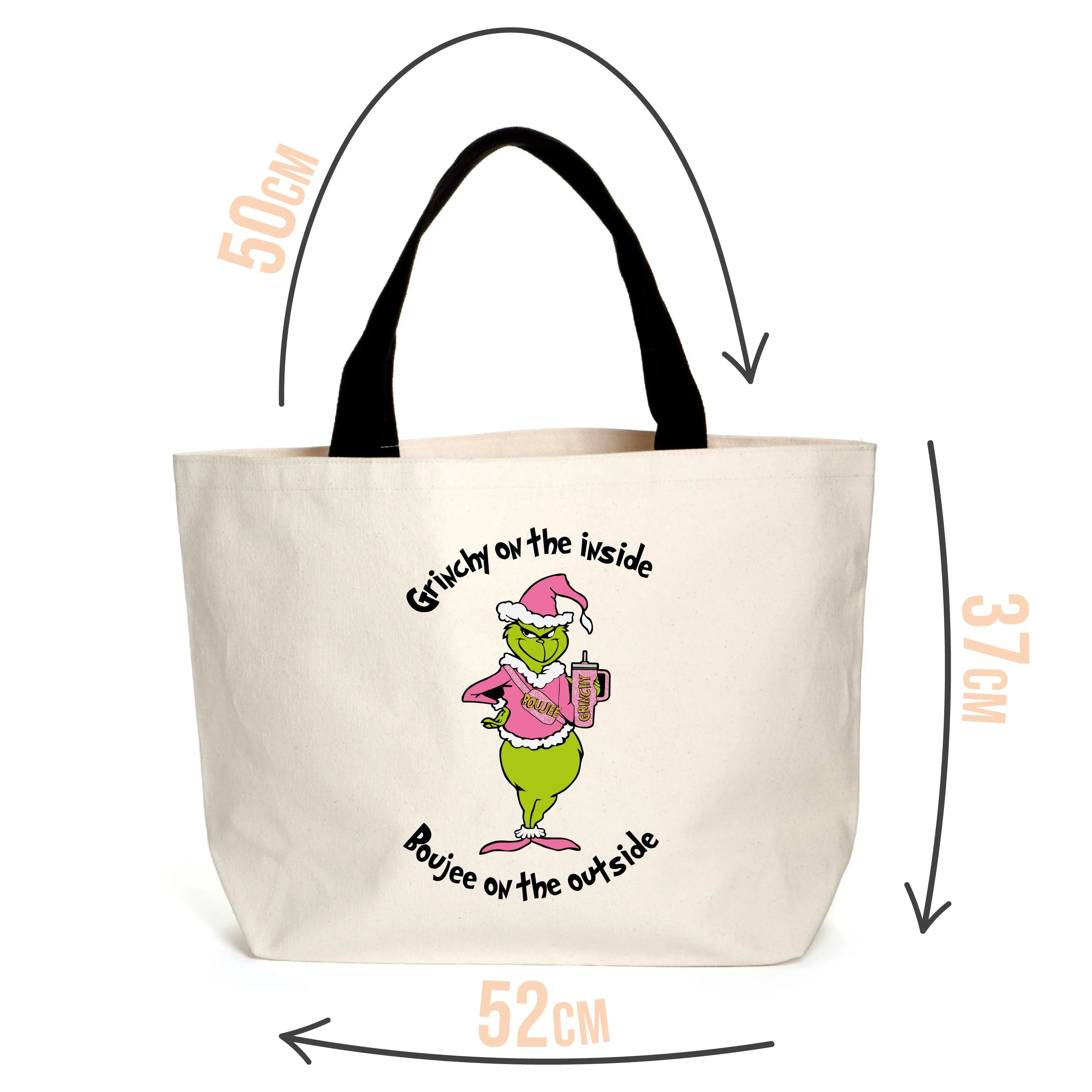 Boujee Grinch Tote