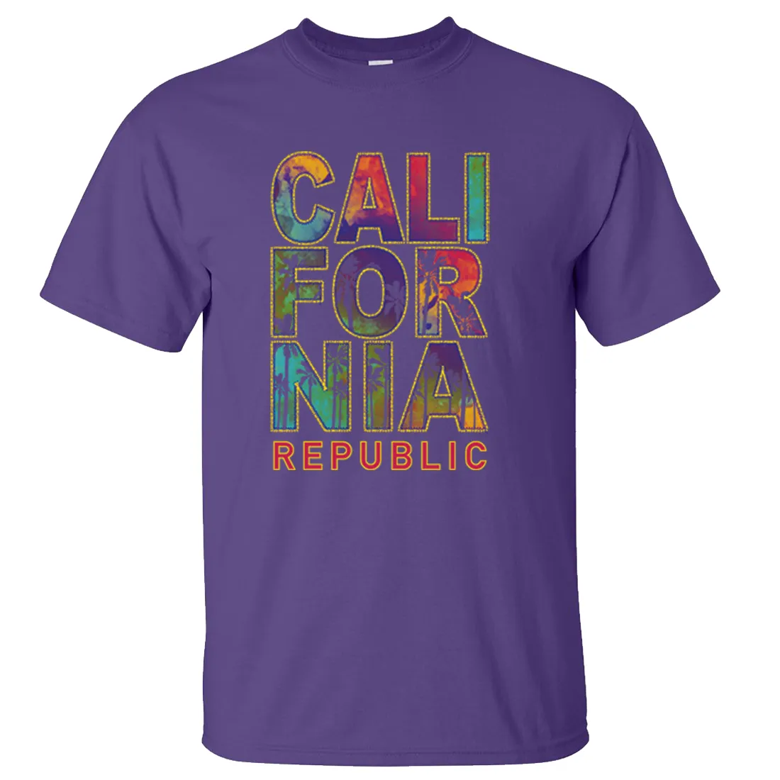 California Pastel Stitched Style Asst Colors T-shirt/tee