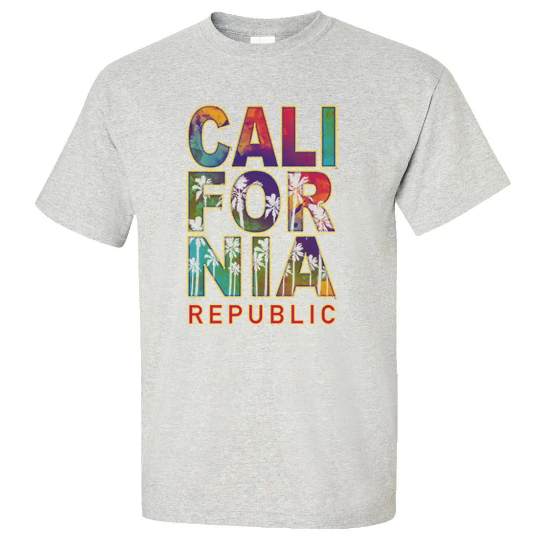 California Pastel Stitched Style Asst Colors T-shirt/tee