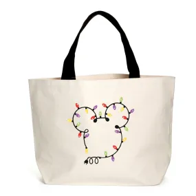 Christmas Mickey Lights Tote