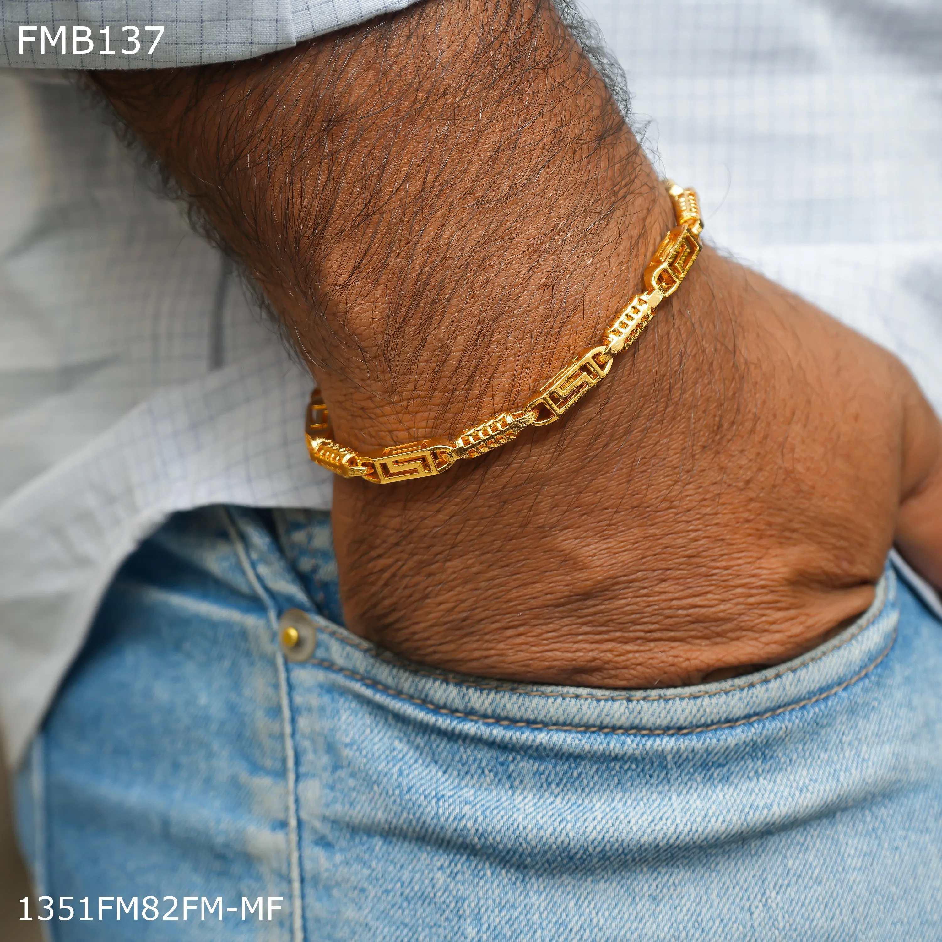 Freemen Fore ring box Bracelet for Men - FMB137