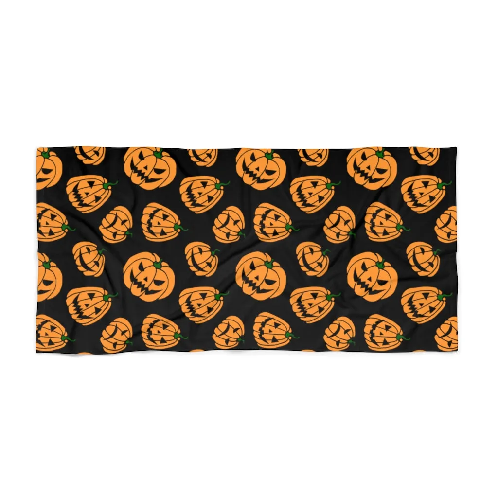 Jack-o-Lanterns Beach Towel