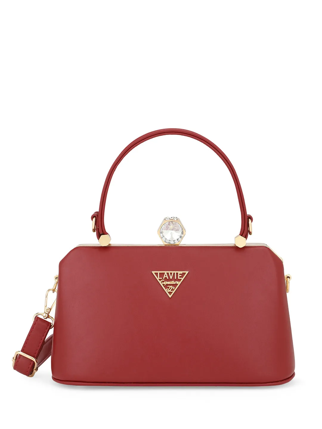 Lavie Signature Gaum Maroon Large Women's Frame Bag