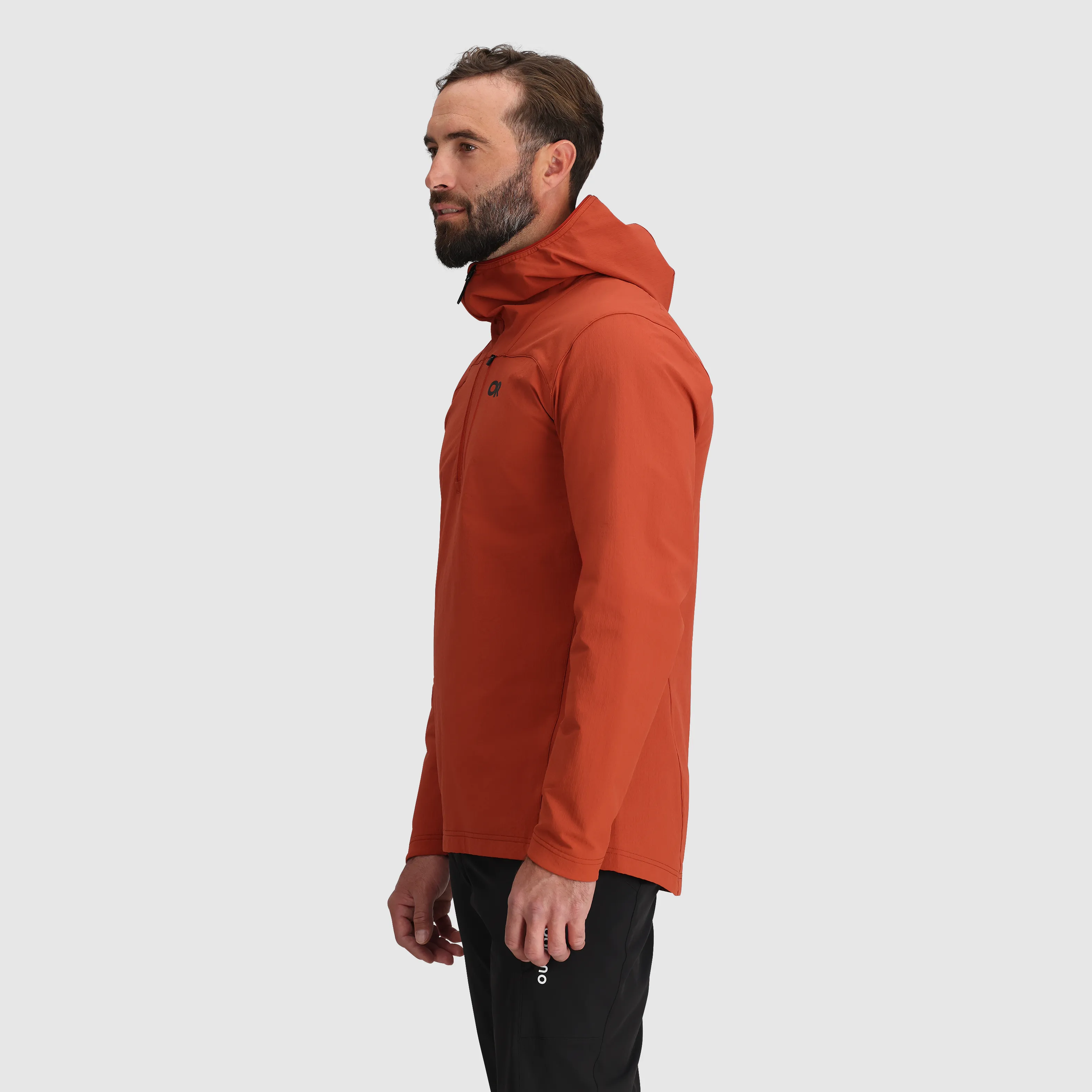 Men's Freewheel Half Zip Soft Shell MTB Hoodie