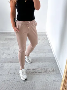 Mia Joggers - Taupe