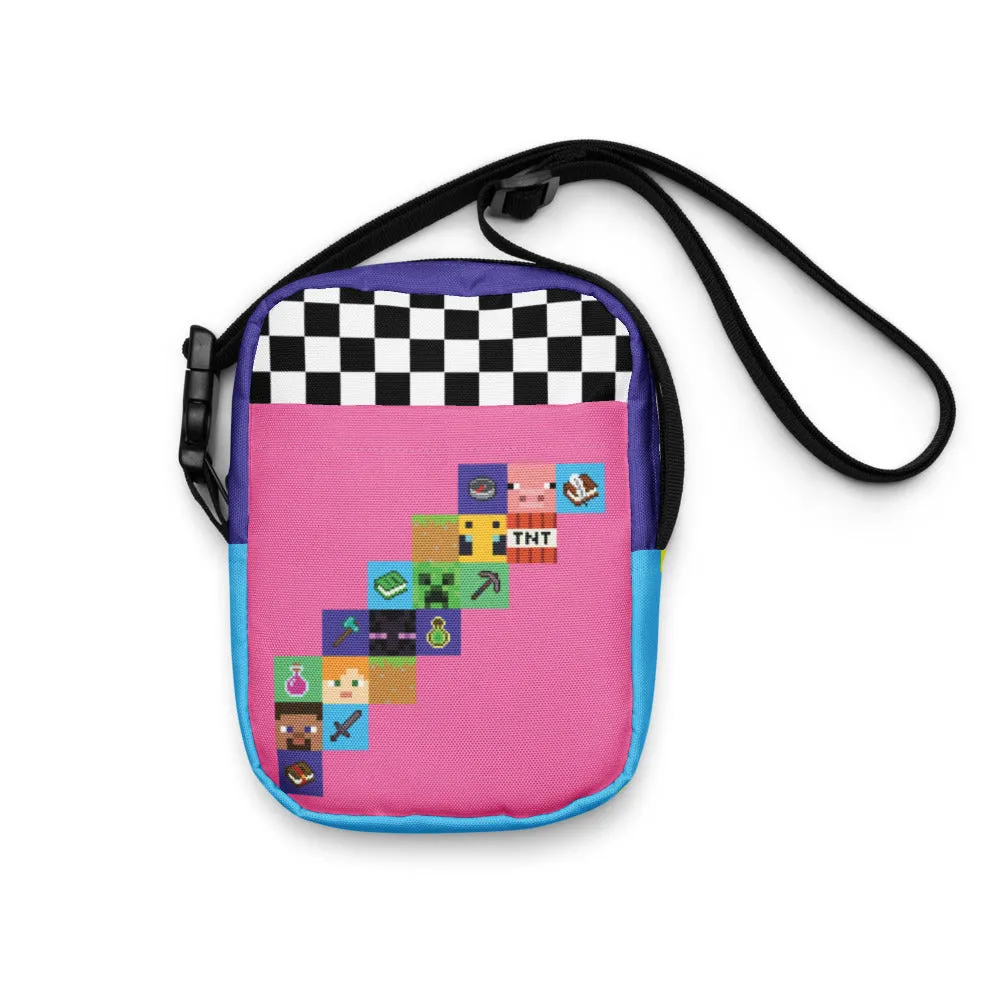 Minecraft Color Block Crossbody Bag