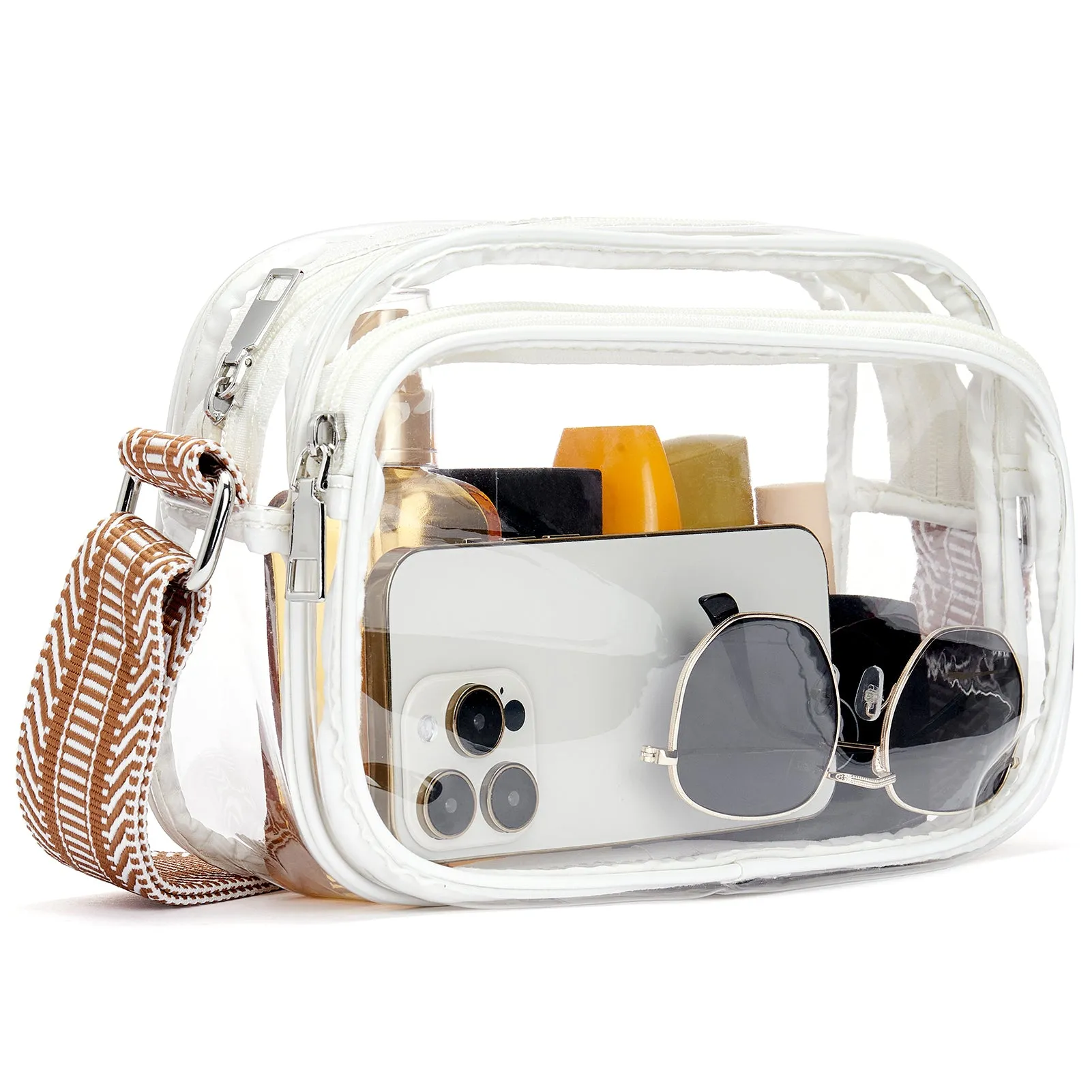 Nola Clear Stadium-Approved Crossbody Bags for Women