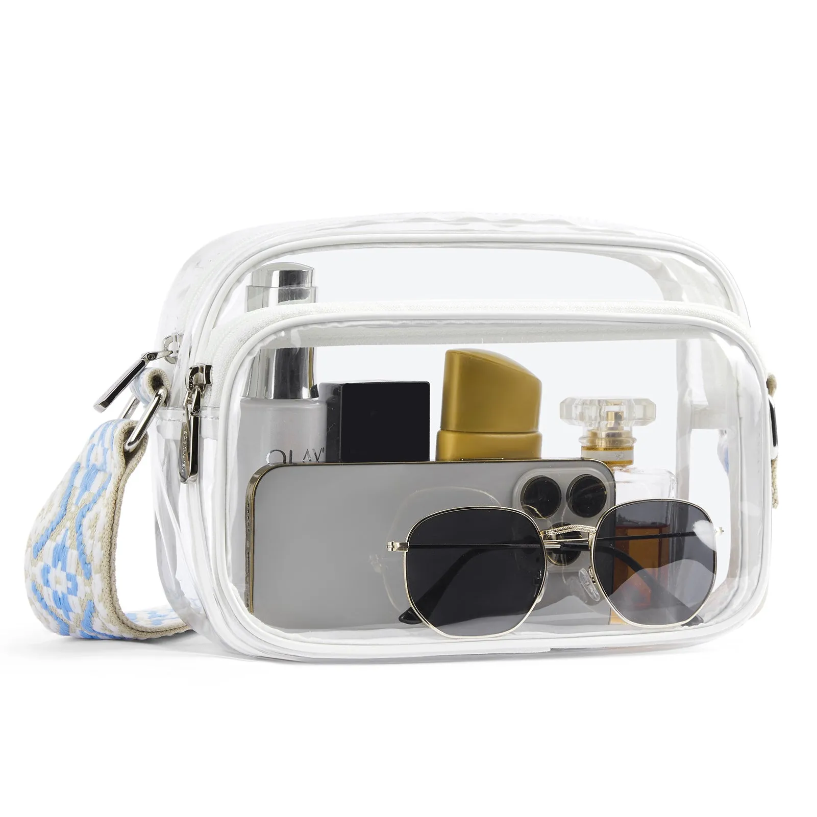 Nola Clear Stadium-Approved Crossbody Bags for Women