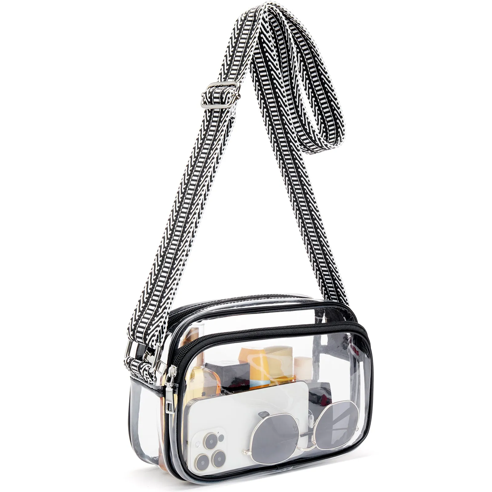 Nola Clear Stadium-Approved Crossbody Bags for Women