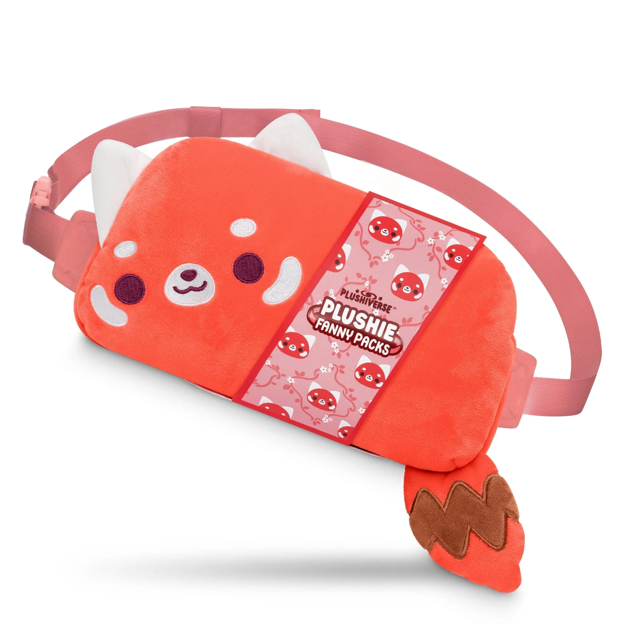 Plushiverse Cheery Red Panda Plushie Fanny Pack