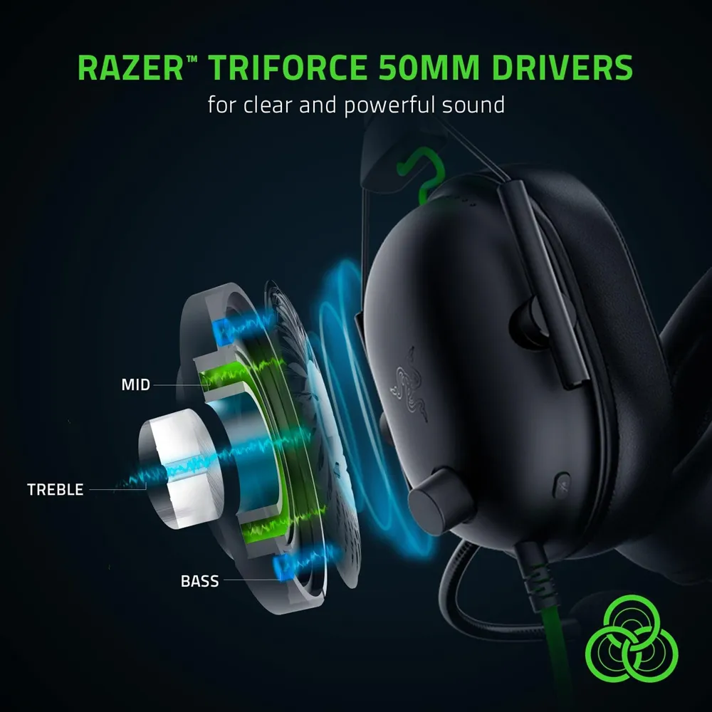 Razer Blackshark V2 X Usb - Wired Gaming Headset