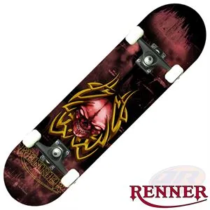 Renner B Series Complete Skateboard - B23 Tribal Skull