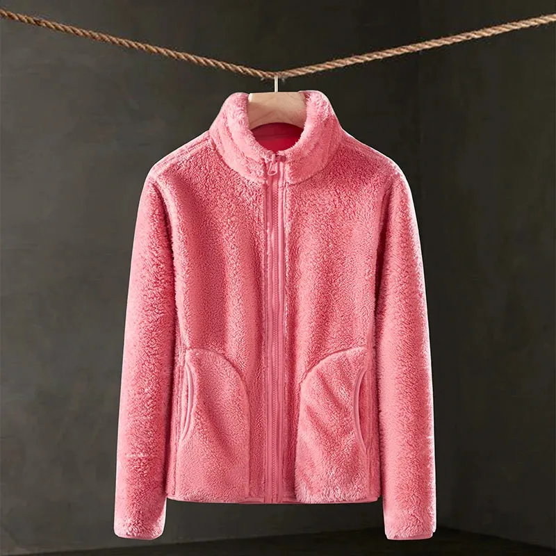 Women's Double-Sided Fleece Winter Coat